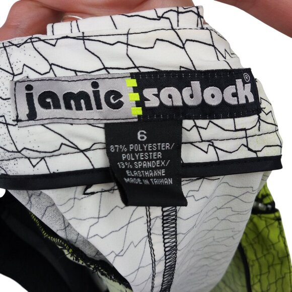 Jamie Sadock Ombre Straight Stretch Athletic Golf Skirt Size 6 Pockets Green - Picture 11 of 11